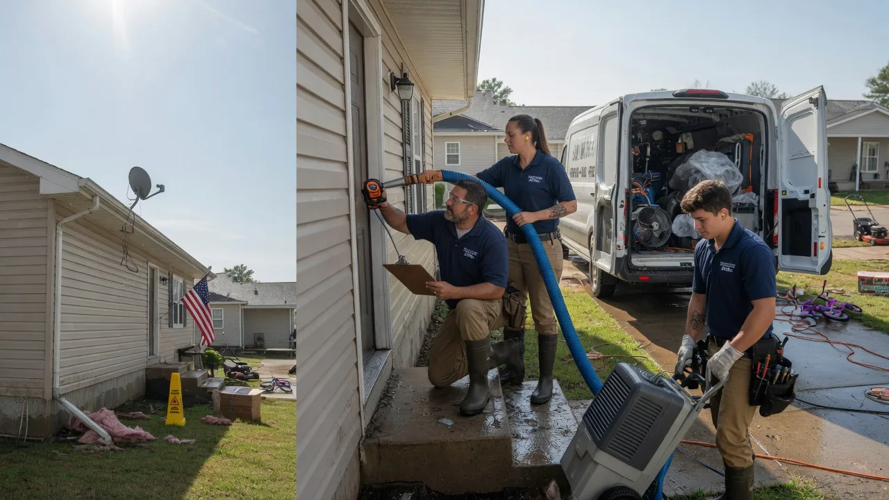 Ceiling Water Damage Restoration in Continental, OH near me